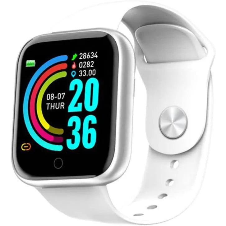 Smartwatch D20 Bluetooth com Monitor Cardíaco, Sono e Notificações | Android e iPhone