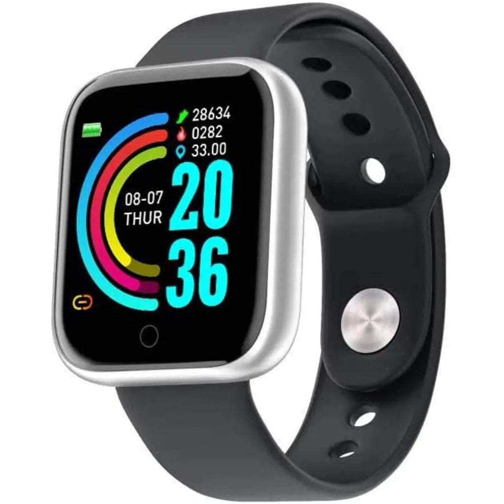 Smartwatch D20 Bluetooth com Monitor Cardíaco, Sono e Notificações | Android e iPhone