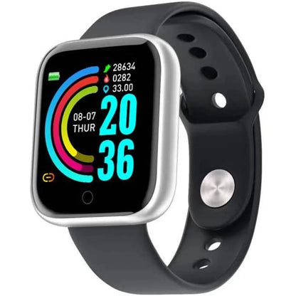 Smartwatch D20 Bluetooth com Monitor Cardíaco, Sono e Notificações | Android e iPhone