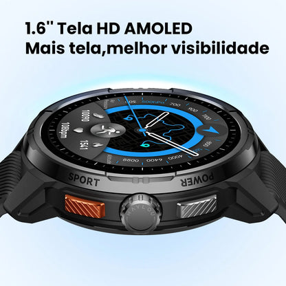 Smartwatch Haylou Solar Ultra GPS AMOLED 1.6" | Chamadas Bluetooth | Android e iPhone