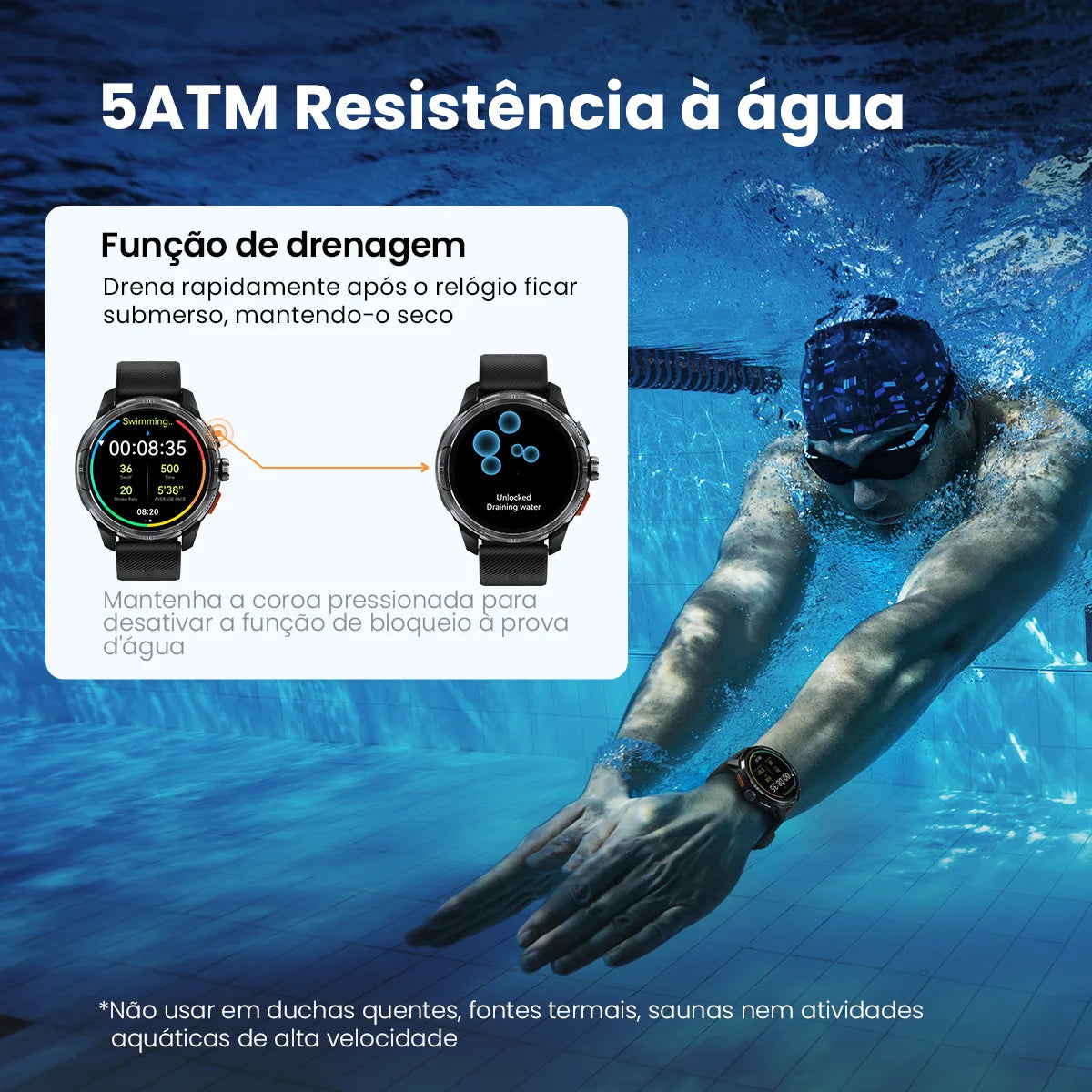 Smartwatch Haylou Solar Ultra GPS AMOLED 1.6" | Chamadas Bluetooth | Android e iPhone
