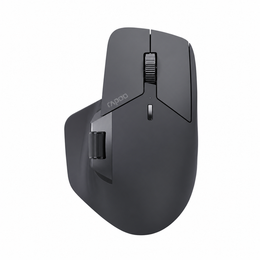 Mouse Ergonômico Rapoo MT760 Wireless Bluetooth Multi Dispositivos Recarregável