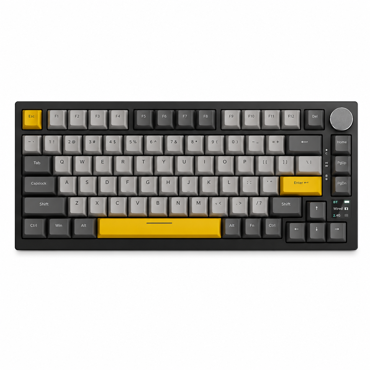 Teclado Mecânico Ajazz AK820 Pro RGB Wireless | Bluetooth | Layout 75% | Hot Swap