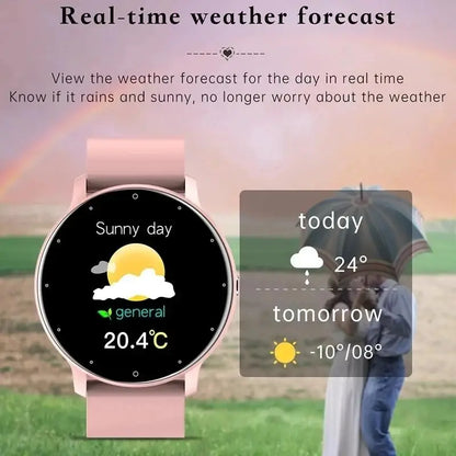 Smartwatch LIGE Bluetooth com Chamadas | Monitor Cardíaco | Android e iPhone