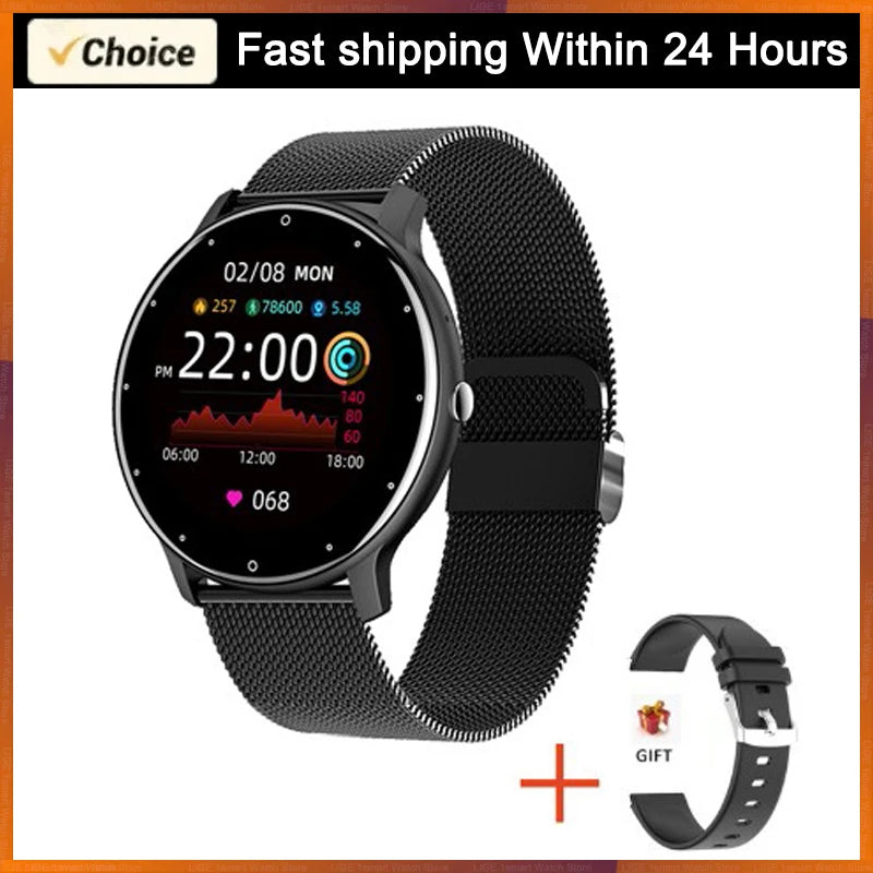 Smartwatch LIGE Bluetooth com Chamadas | Monitor Cardíaco | Android e iPhone