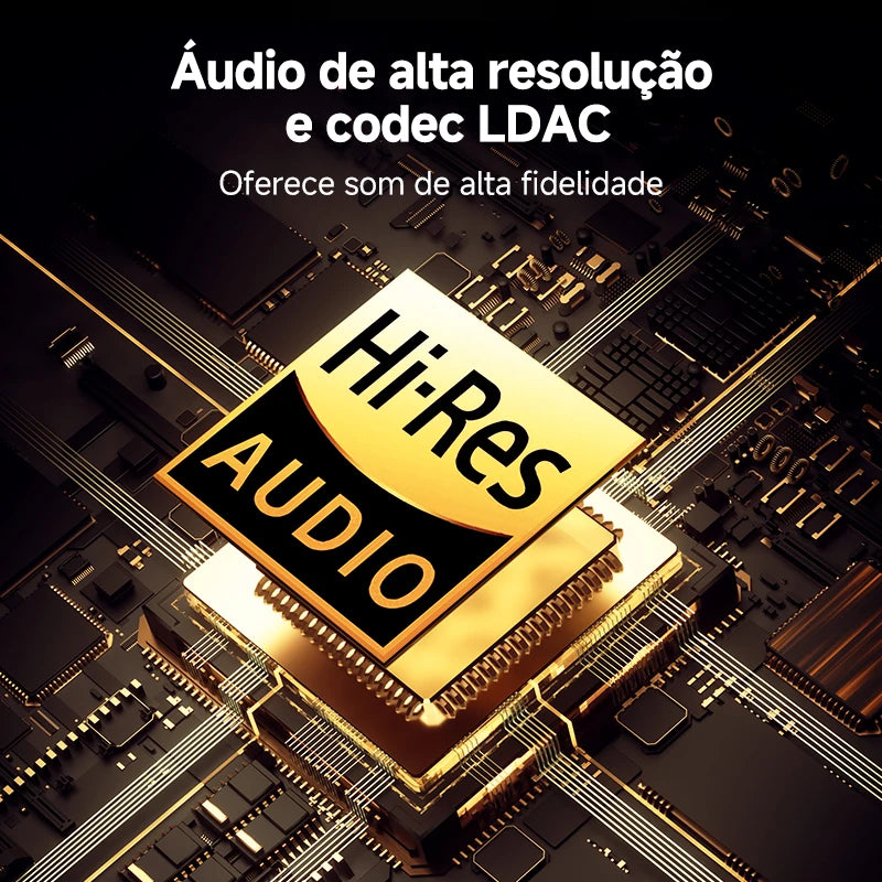 Headphone Bluetooth QCY H3 Pro ANC Hi-Res Audio | Cancelamento de Ruído | Até 55 Horas de Bateria