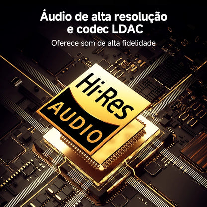 Headphone Bluetooth QCY H3 Pro ANC Hi-Res Audio | Cancelamento de Ruído | Até 55 Horas de Bateria