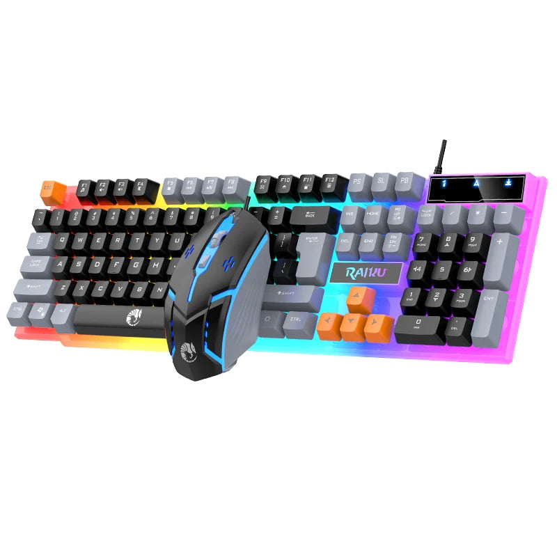 Teclado Gamer RAIKU T26 RGB USB ABNT2 | Iluminação LED | Layout Brasileiro