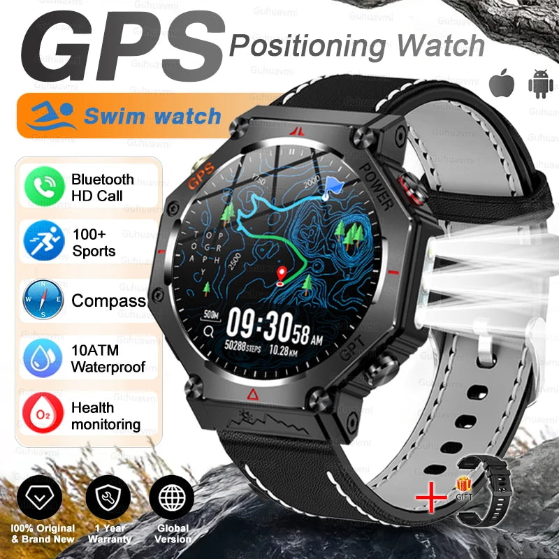 Smartwatch T-Rex 3 Ultra GPS AMOLED 10ATM | Chamadas Bluetooth | Militar Premium