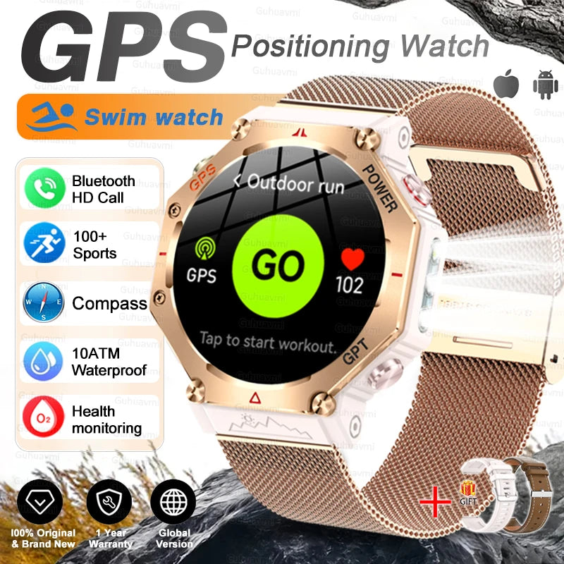 Smartwatch T-Rex 3 Ultra GPS AMOLED 10ATM | Chamadas Bluetooth | Militar Premium