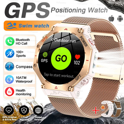 Smartwatch T-Rex 3 Ultra GPS AMOLED 10ATM | Chamadas Bluetooth | Militar Premium