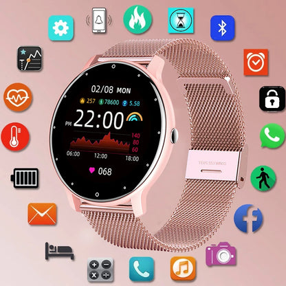 Smartwatch LIGE Bluetooth com Chamadas | Monitor Cardíaco | Android e iPhone