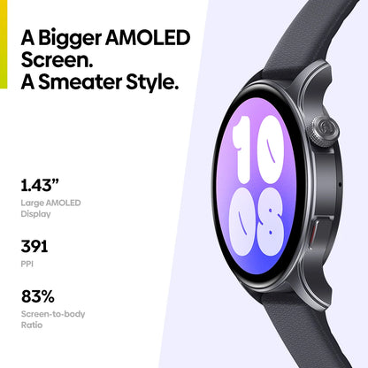 Smartwatch Zeblaze Btalk 3 GPS AMOLED 1.43" | Chamadas Bluetooth | Android e iPhone