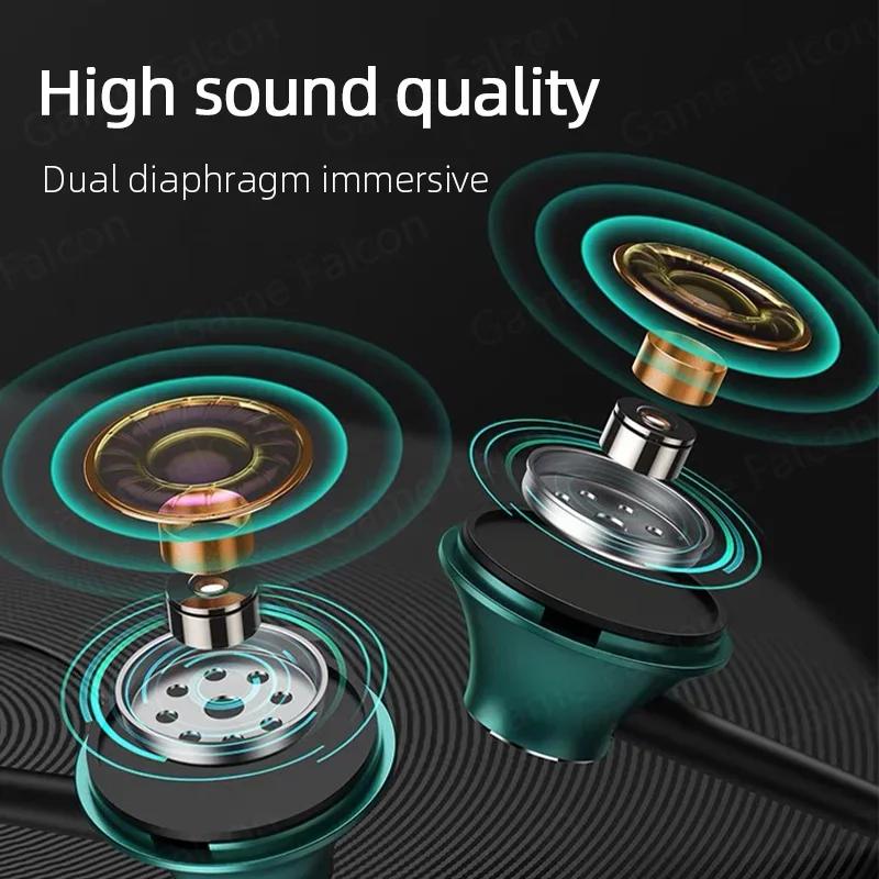 Fone de Ouvido USB-C Hi-Fi com Microfone e Controle de Volume para Android, Tablet e Notebook