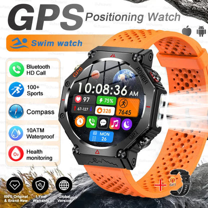 Smartwatch T-Rex 3 Ultra GPS AMOLED 10ATM | Chamadas Bluetooth | Militar Premium
