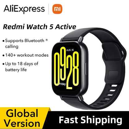 Smartwatch Xiaomi Redmi Watch 5 Active Global Version 2 | Chamadas Bluetooth | Android e iPhone