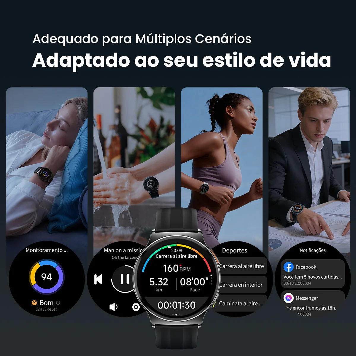 Smartwatch Haylou Solar Lite 2 AMOLED | Bluetooth | Android e iPhone