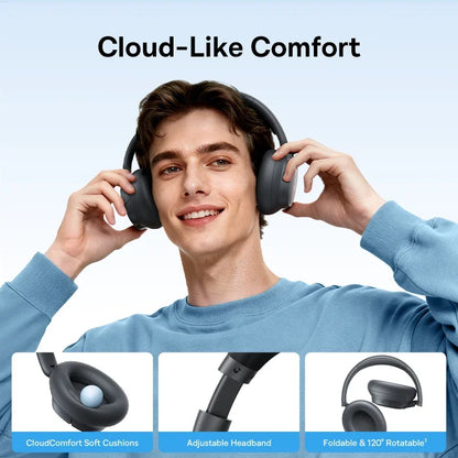 Headphone Bluetooth Baseus Bass BH1 NC Lite ANC | Até 80 Horas de Bateria | Sem Fio