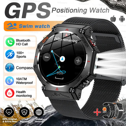 Smartwatch T-Rex 3 Ultra GPS AMOLED 10ATM | Chamadas Bluetooth | Militar Premium