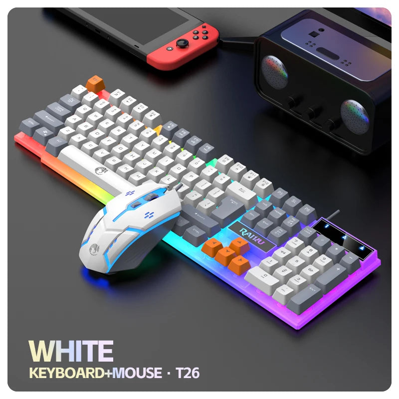 Teclado Gamer RAIKU T26 RGB USB ABNT2 | Iluminação LED | Layout Brasileiro
