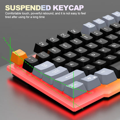 Teclado Gamer RAIKU T26 RGB USB ABNT2 | Iluminação LED | Layout Brasileiro