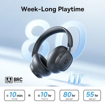 Headphone Bluetooth Baseus Bass BH1 NC Lite ANC | Até 80 Horas de Bateria | Sem Fio