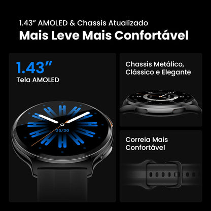 Smartwatch Haylou Solar Lite 2 AMOLED | Bluetooth | Android e iPhone