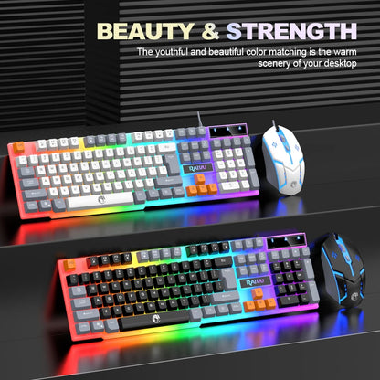 Teclado Gamer RAIKU T26 RGB USB ABNT2 | Iluminação LED | Layout Brasileiro