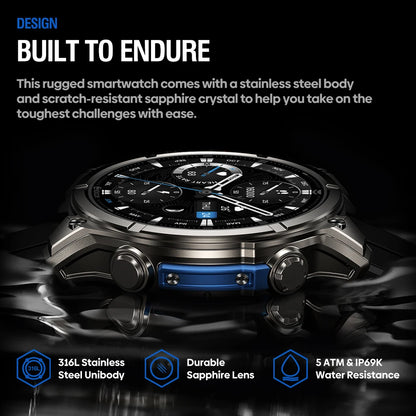 Smartwatch Zeblaze VIBE 8 AMOLED 1.43" | Chamadas Bluetooth | Lanterna Integrada