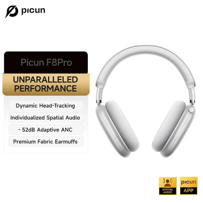 Headphone Bluetooth Picun F8 Pro ANC | Áudio Espacial 3D | Cancelamento de Ruído