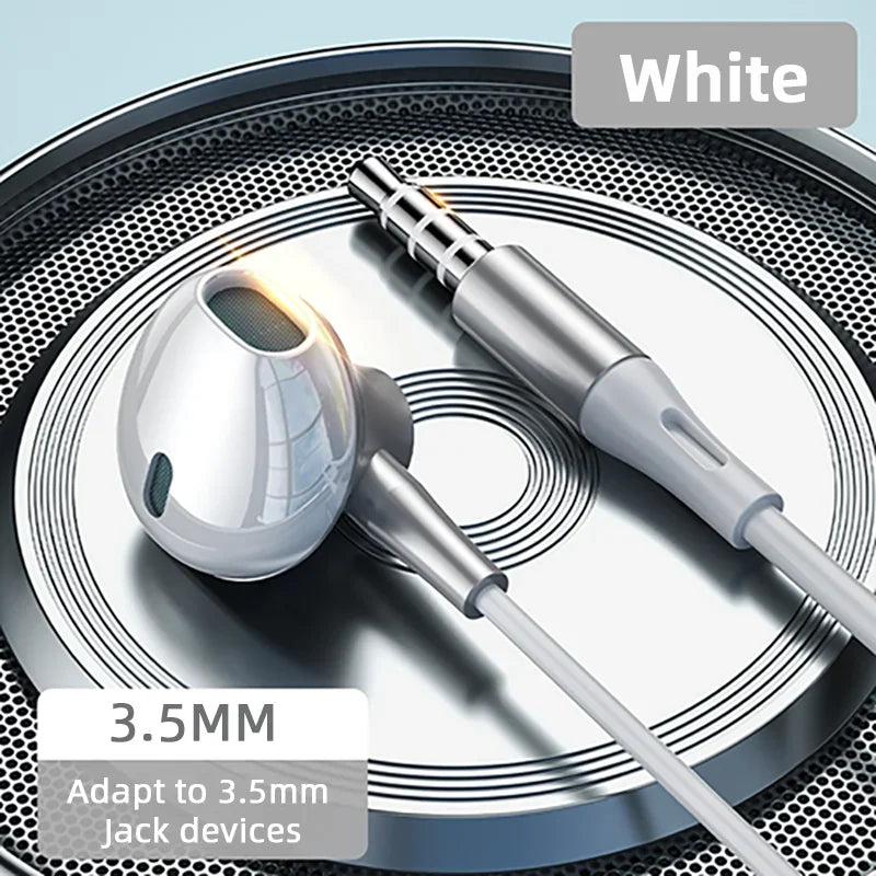 Fone de Ouvido USB-C Hi-Fi com Microfone e Controle de Volume para Android, Tablet e Notebook