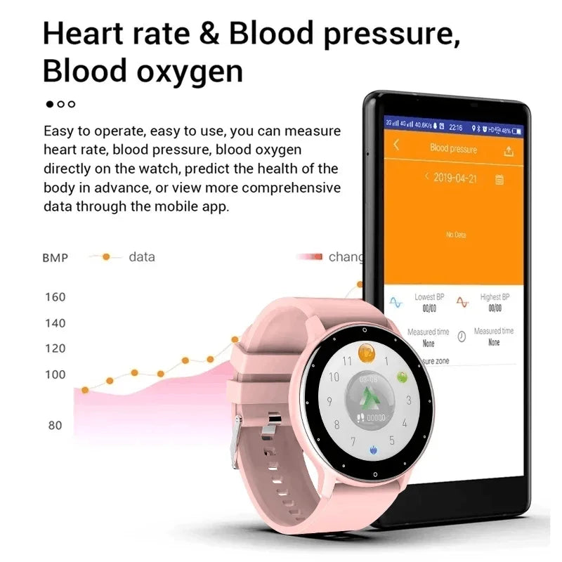 Smartwatch LIGE Bluetooth com Chamadas | Monitor Cardíaco | Android e iPhone