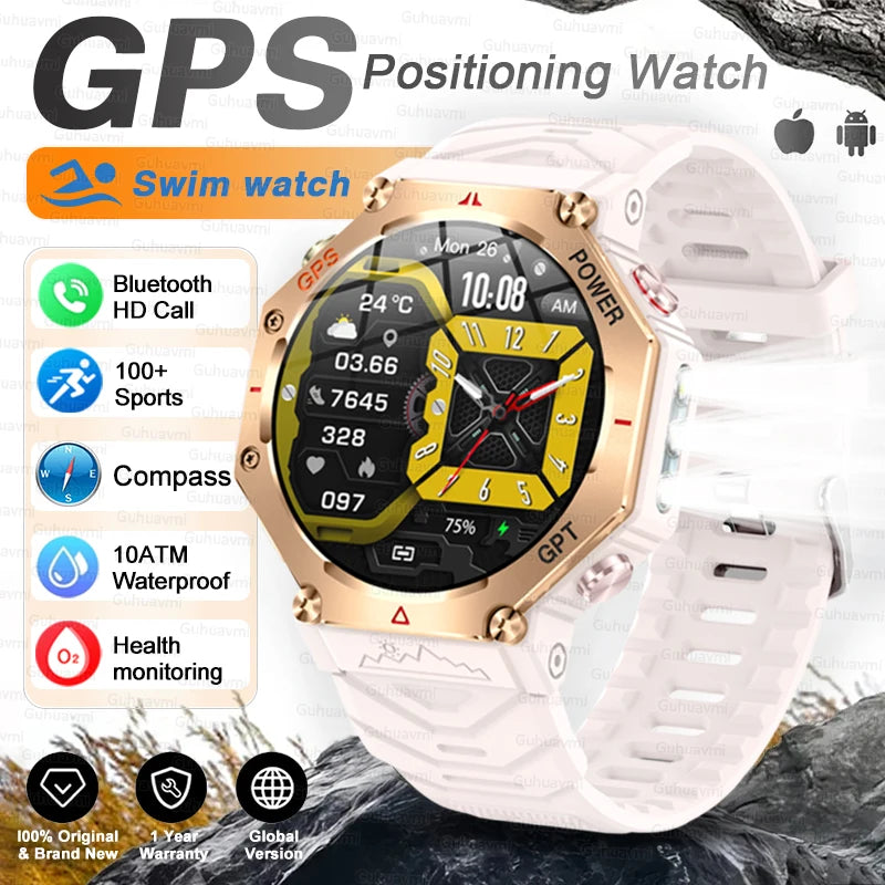 Smartwatch T-Rex 3 Ultra GPS AMOLED 10ATM | Chamadas Bluetooth | Militar Premium